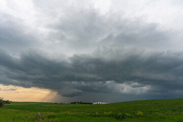Fototapeta na wymiar Prairie Storm Canada