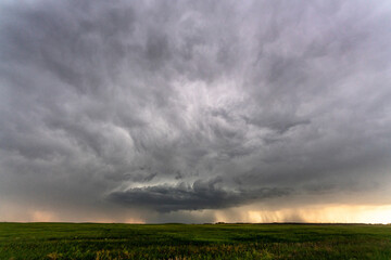 Fototapeta na wymiar Prairie Storm Canada