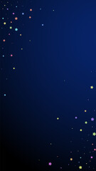 Fototapeta na wymiar Festive great confetti. Celebration stars. Colorfu