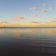 Fototapeta premium sunset over the sea