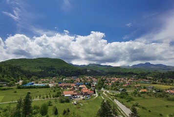 Fototapeta na wymiar sunny summer day in montenegro