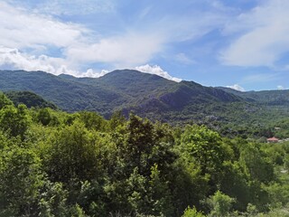 Obraz premium sunny summer day in montenegro