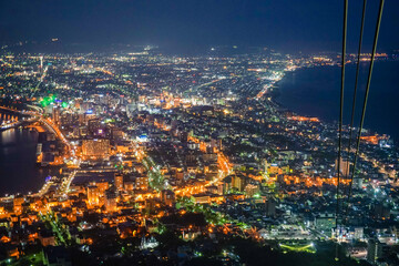 函館の夜景（函館山から撮影）