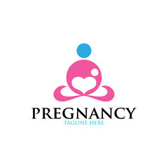 pregnant logo concept