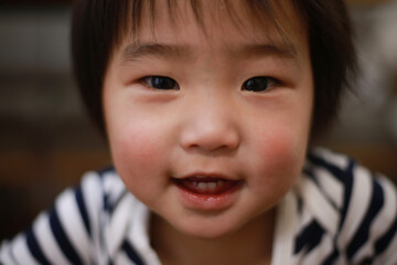 	笑顔の男の子