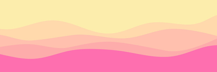 pastel sunset color abstract wave pattern for wallpaper, background, backdrop design, and design template