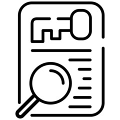 Keyword Outline Icon