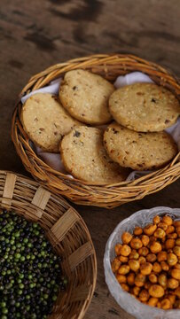 snacks in basket