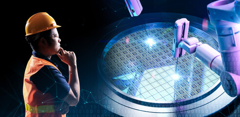 Semiconductor manufacturing with engineer