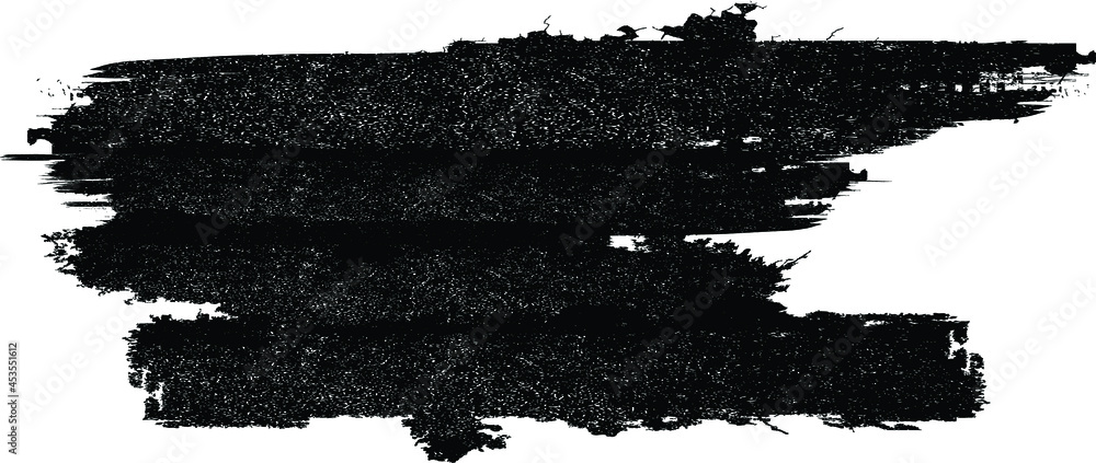 Poster splatter paint texture . distress grunge background . scratch, grain, noise rectangle stamp . black 
