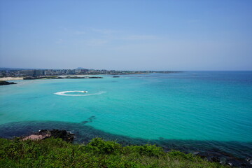 a wonderful seascape with clear water