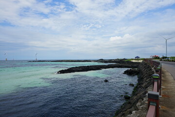 a wonderful seascape with clear water
