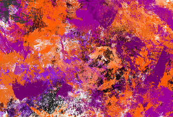 背景素材_グランジ_ハロウィンカラー