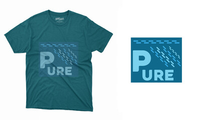 Typography t-shirt template layout