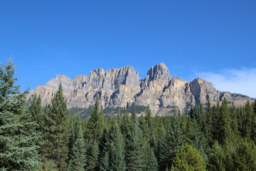 Fototapeta premium Grand Castle Mountain, Banff National Park, Alberta