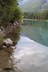 Moring Calm On River, Banff National Park, Alberta