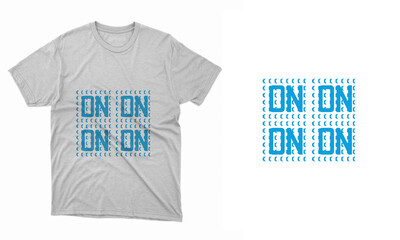 Typography t-shirt template layout