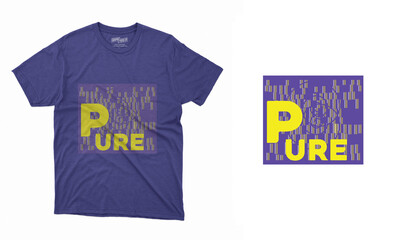 Typography t-shirt template layout