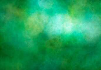 Obraz na płótnie Canvas 緑色の宇宙