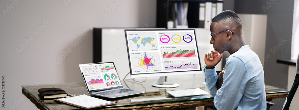 Poster african advisor using kpi dashboard
