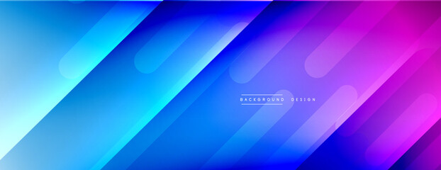 Dynamic lines abstract background. 3D shadow effects and fluid gradients. Modern overlapping forms