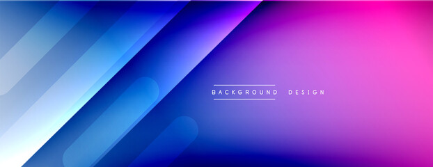 Dynamic lines abstract background. 3D shadow effects and fluid gradients. Modern overlapping forms