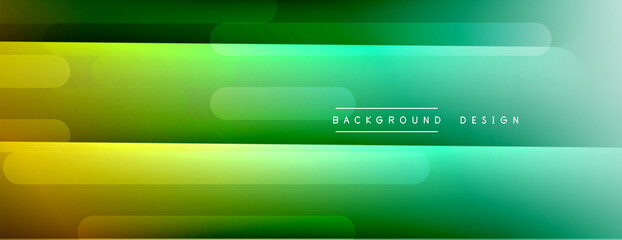 Dynamic lines abstract background. 3D shadow effects and fluid gradients. Modern overlapping forms