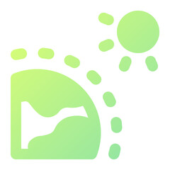 Ozone Layer Icon Illustration