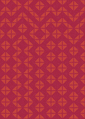 Abstract Geometric Pattern generative computational art illustration