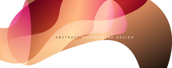 Trendy simple fluid color gradient abstract background with dynamic wave line effect. Vector Illustration For Wallpaper, Banner, Background, Card, Book Illustration, landing page