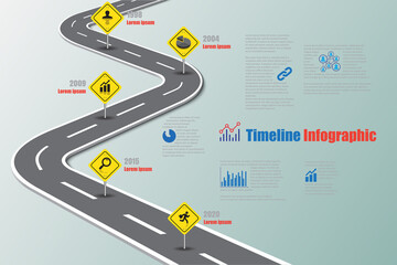 Design template, business road map timeline infographic background template elements brochure diagram planning process web pages workflow digital marketing data presentation chart. Vector illustration
