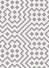 Abstract Geometric Pattern generative computational art illustration