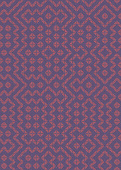 Abstract Geometric Pattern generative computational art illustration