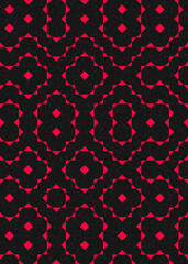 Abstract Geometric Pattern generative computational art illustration