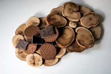 cookies with chocolate