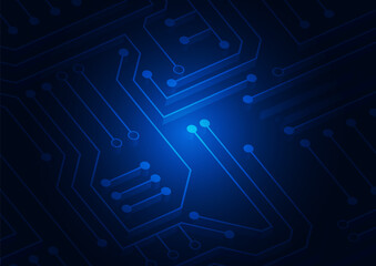 Circuit technology background with hi-tech digital
