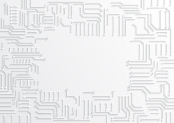 Circuit technology background with hi-tech digital