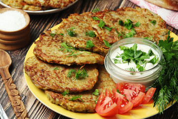 Draniki - a national dish of Belarus