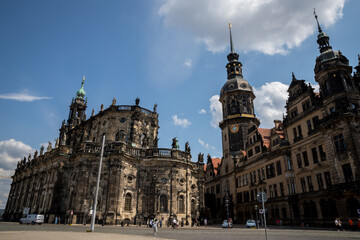Fototapeta na wymiar Historisches Gebäude in Dresden
