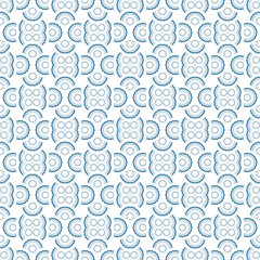 Abstract seamless pattern with various shapes. Geometric pattern for fabric. Textile background.