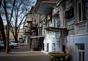 Fototapeta na wymiar the city of Odessa in Ukraine black sea coast in odessa