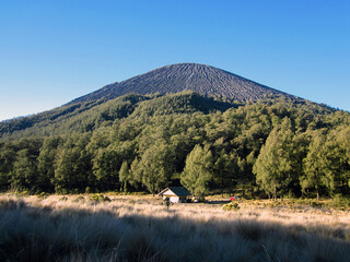 Semeru mountain from kalimati