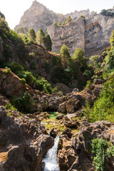 Landscape of the Borosa river in the Sierra de Cazorla.