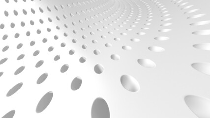 White cirlce dots decorative background