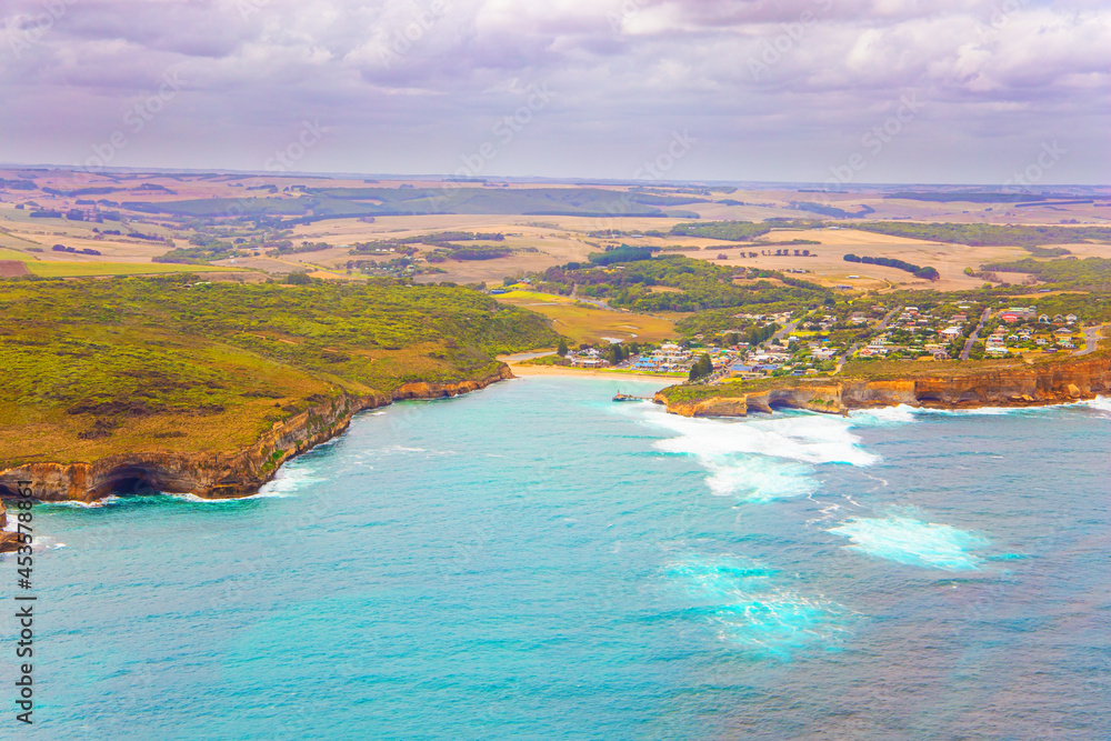 Wall mural the twelve apostles aerial view