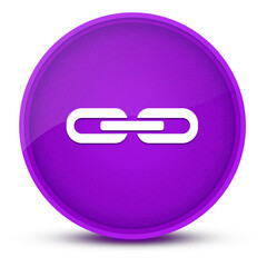Link luxurious glossy purple round button abstract