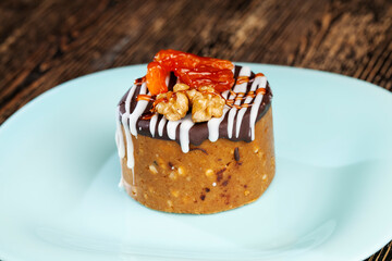 sweet cake made of peanuts, sugar