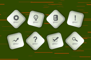 2D Digital Abstract Business Networking background