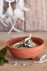 Weißer Salbei (Salvia apiana) räuchern