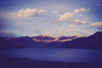 Pangong Tso, Tibetan for 
